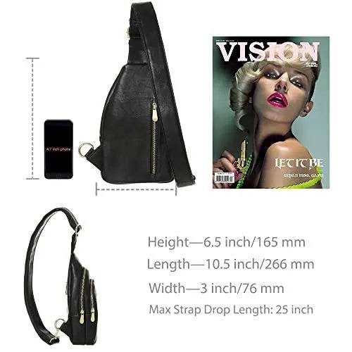 INICAT Small Crossbody Sling Bag Faux Leather Fanny Pack Purses for Women(Style 3-White) - Bona Fide Fashion