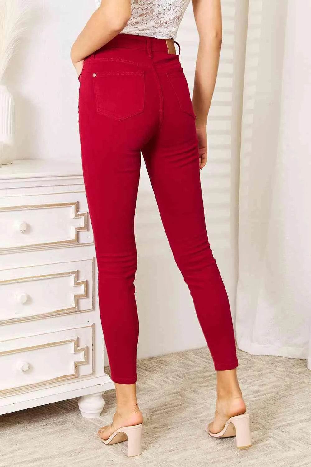 Judy Blue Full Size High Waist Tummy Control Skinny Jeans - Bona Fide Fashion