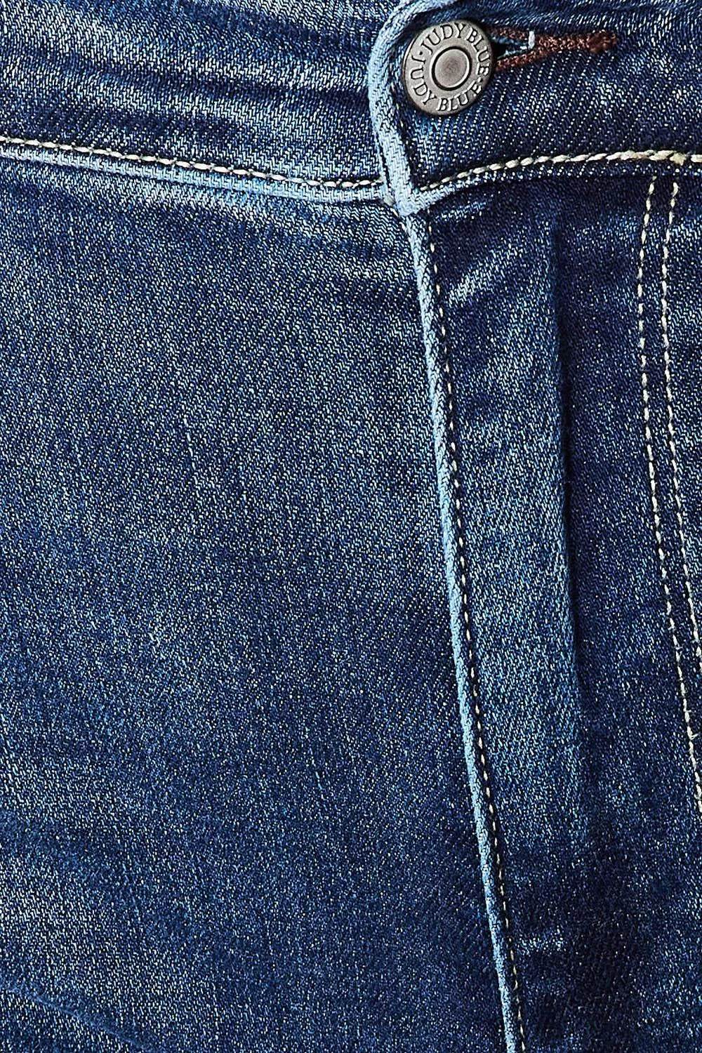 Judy Blue Full Size Mid Rise Hand Sand & Destroy Bootcut Jeans - Bona Fide Fashion