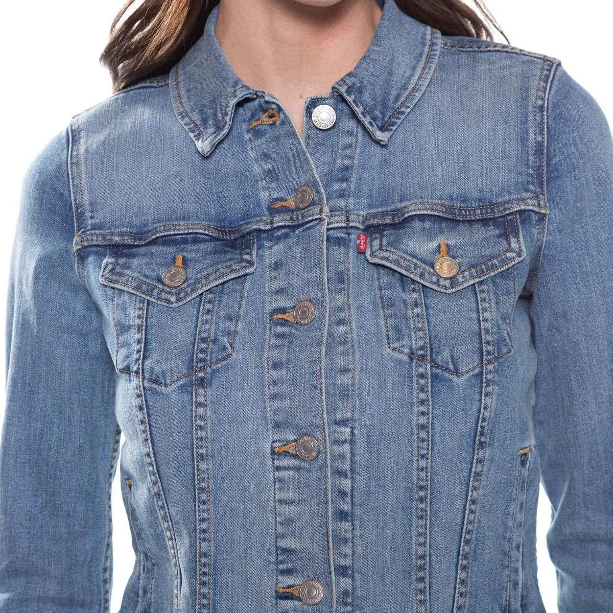 Levi's Women's Original Trucker Jacket, Jeanie, Medium - Bona Fide Fashion