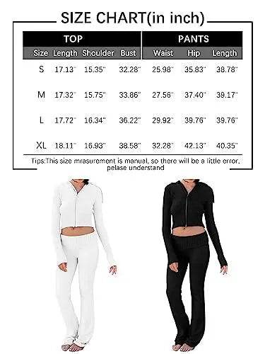 LILLUSORY Black 2 Piece Outfits For Women 2023 Fall Fashion Casual Trendy Sexy Y2K Clothes Sweatsuit Sweat Suit Matching Loungewear Lounge Pants Hoodies Sweatshirt Sweater Sets - Bona Fide Fashion