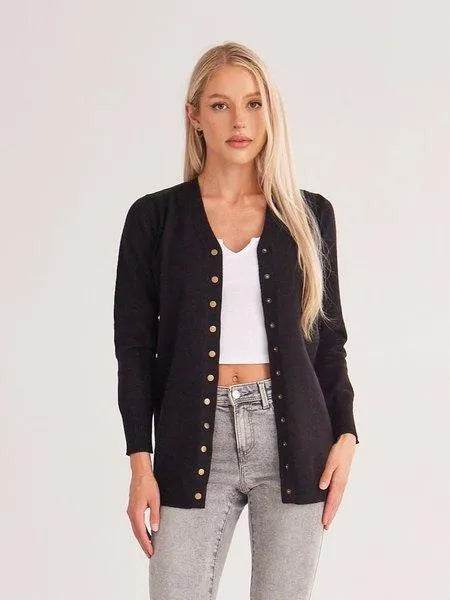 Long Sleeve Knit Ribbed Cardigans H73A2BFD96 - Bona Fide Fashion