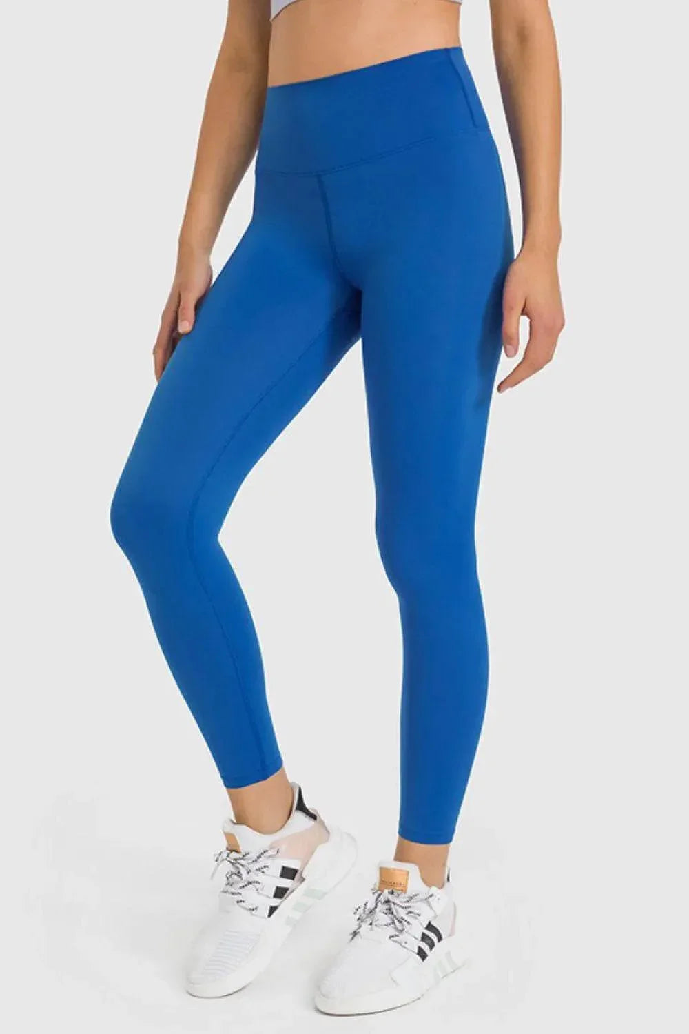 Millennia High Waist Ankle-Length Yoga Leggings - Bona Fide Fashion