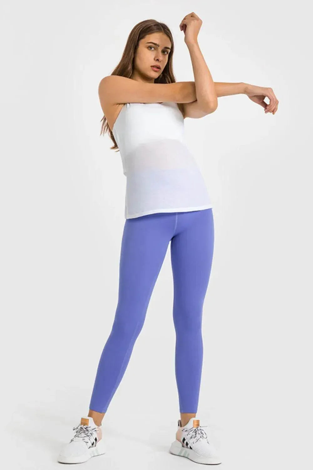 Millennia High Waist Ankle-Length Yoga Leggings - Bona Fide Fashion