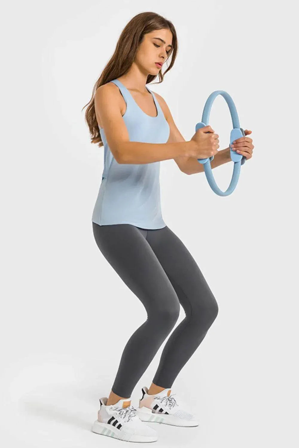 Millennia High Waist Ankle-Length Yoga Leggings - Bona Fide Fashion