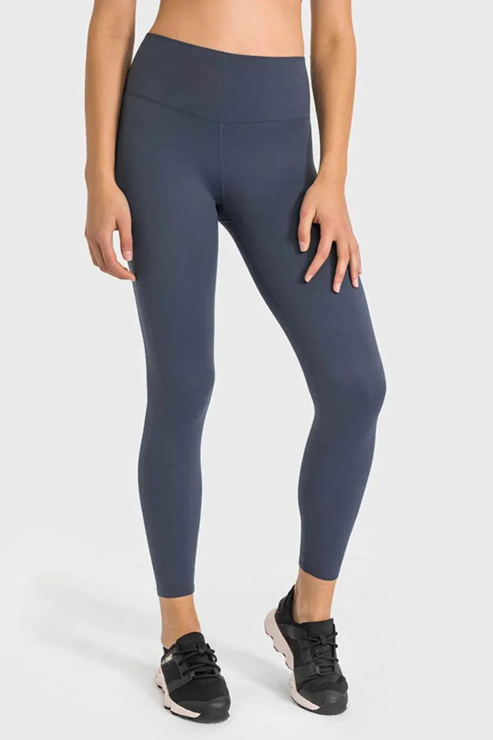 Millennia High Waist Ankle-Length Yoga Leggings - Bona Fide Fashion