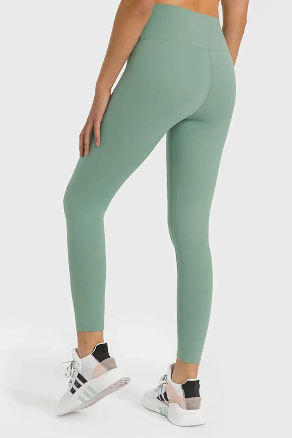 Millennia High Waist Ankle-Length Yoga Leggings - Bona Fide Fashion