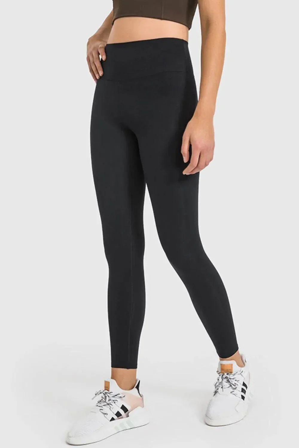 Millennia High Waist Ankle-Length Yoga Leggings - Bona Fide Fashion