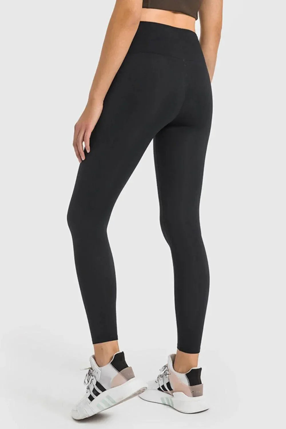 Millennia High Waist Ankle-Length Yoga Leggings - Bona Fide Fashion