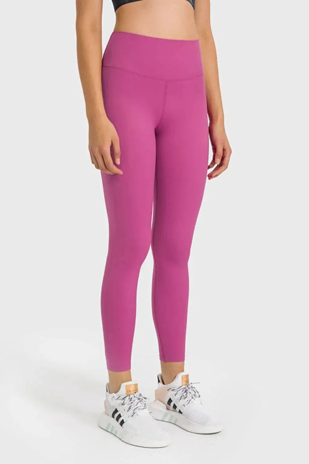 Millennia High Waist Ankle-Length Yoga Leggings - Bona Fide Fashion