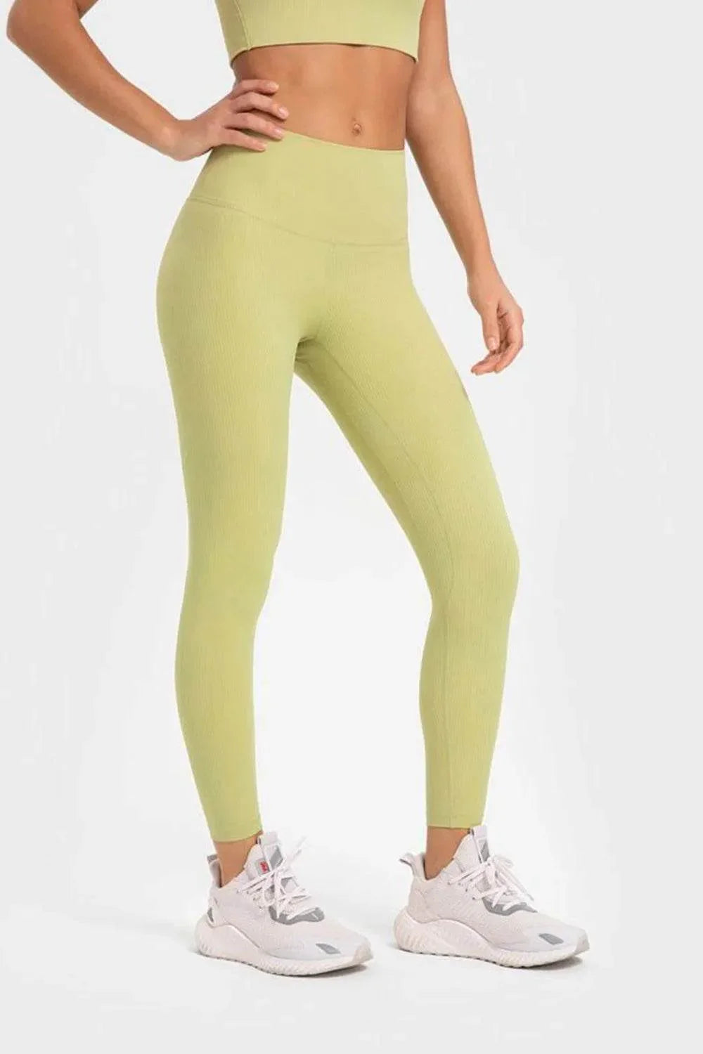 Millennia Highly Stretchy Wide Waistband Yoga Leggings - Bona Fide Fashion