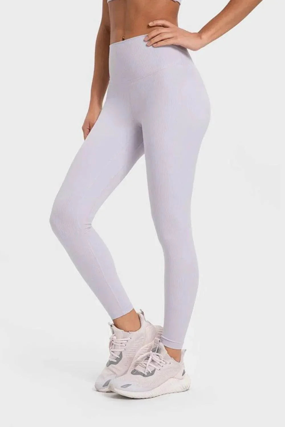 Millennia Highly Stretchy Wide Waistband Yoga Leggings - Bona Fide Fashion