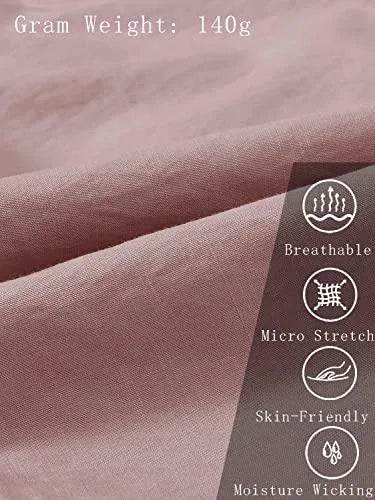 MoFiz Hiking Cargo Pants for Women with Pockets Lightweight Quick Dry Athletic Outdoor Summer Travel Casual Joggers Sweatpants Dusty Pink XL - Bona Fide Fashion