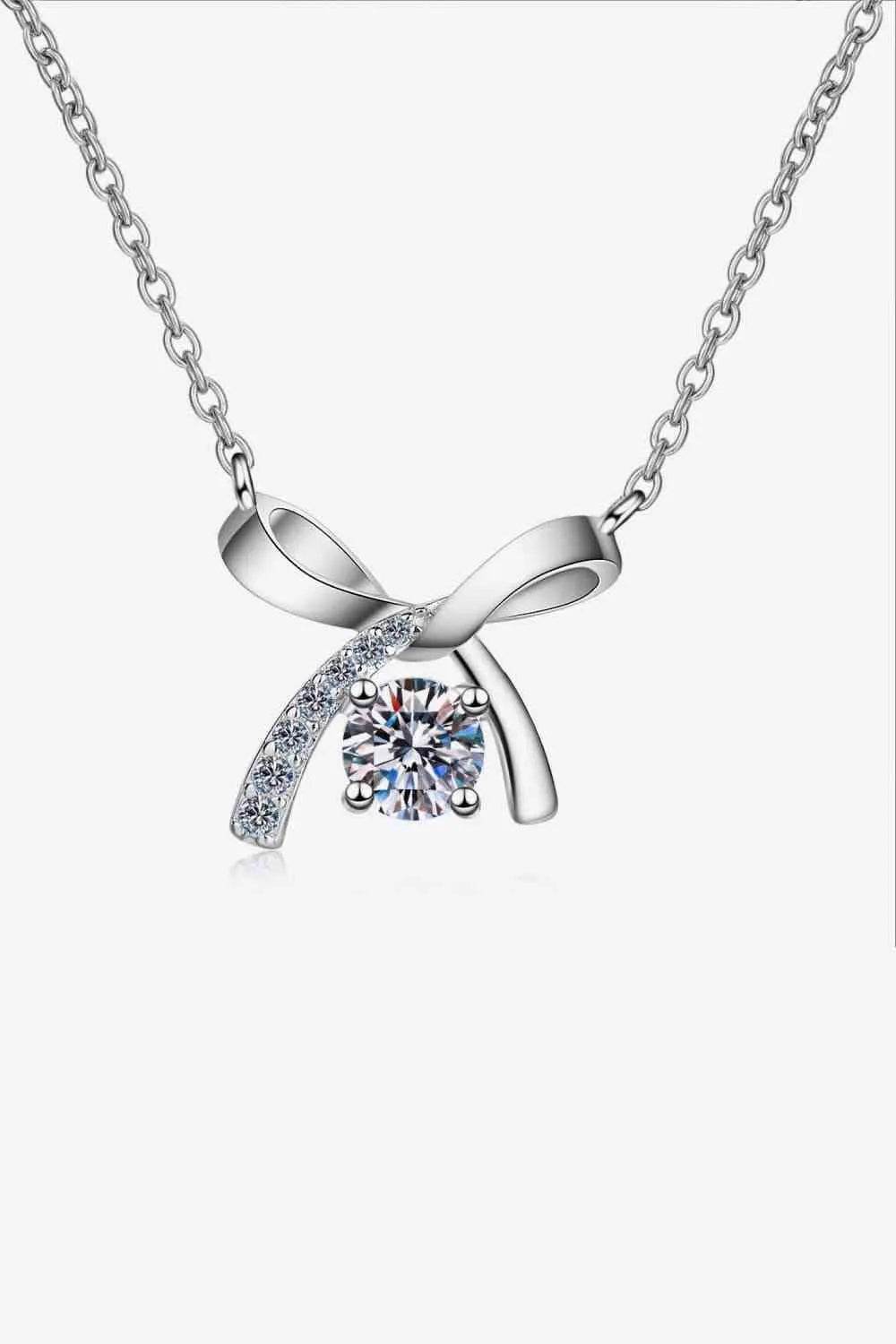 Moissanite 925 Sterling Silver Necklace - Bona Fide Fashion