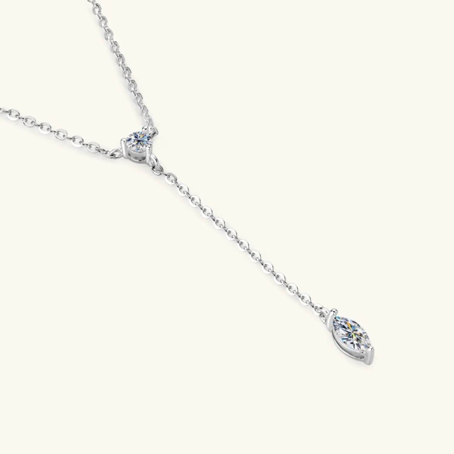 Moissanite 925 Sterling Silver Necklace - Bona Fide Fashion