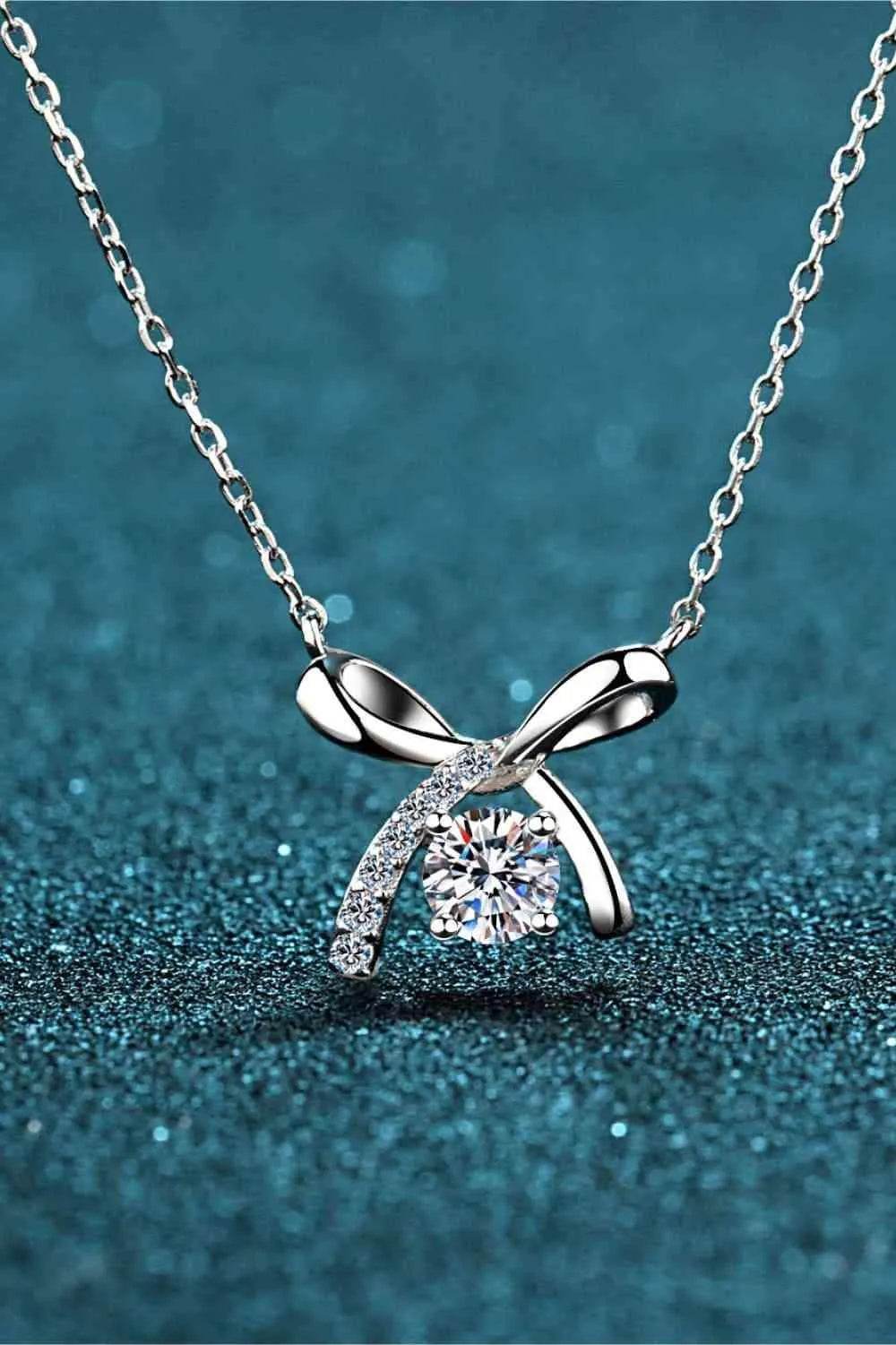 Moissanite 925 Sterling Silver Necklace - Bona Fide Fashion