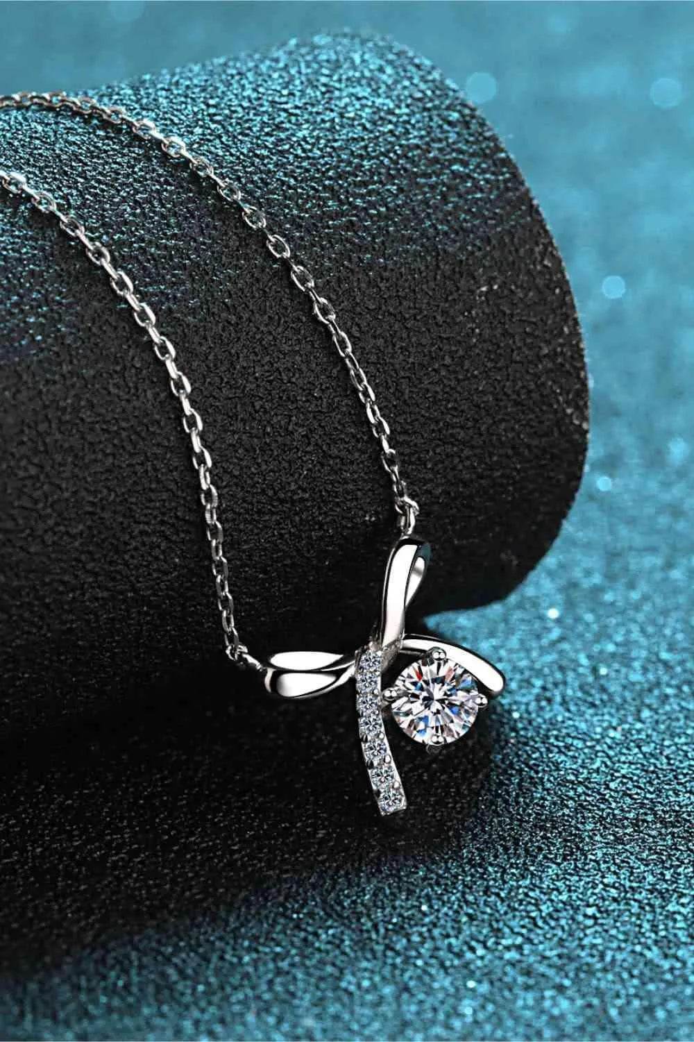 Moissanite 925 Sterling Silver Necklace - Bona Fide Fashion