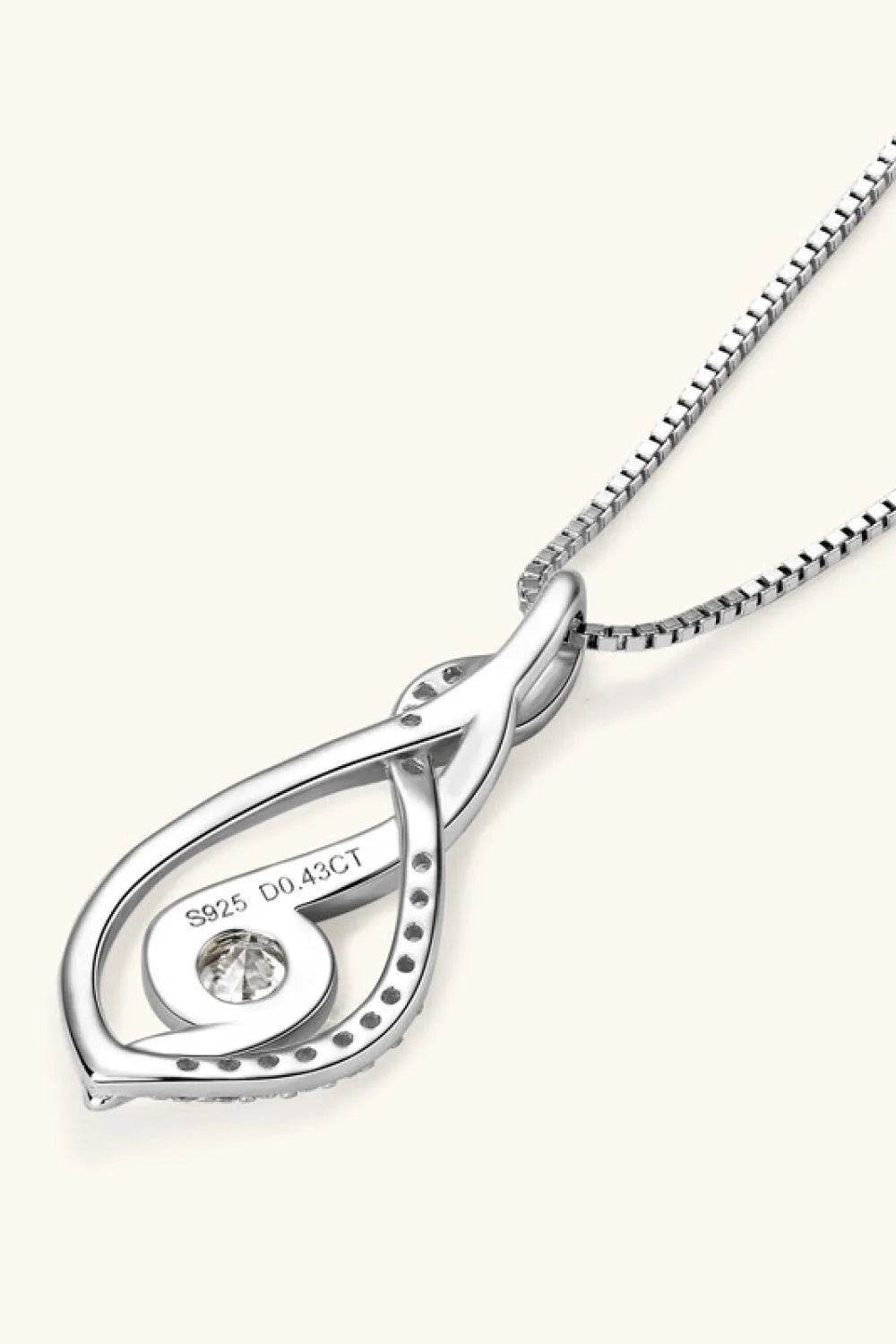 Moissanite 925 Sterling Silver Necklace - Bona Fide Fashion