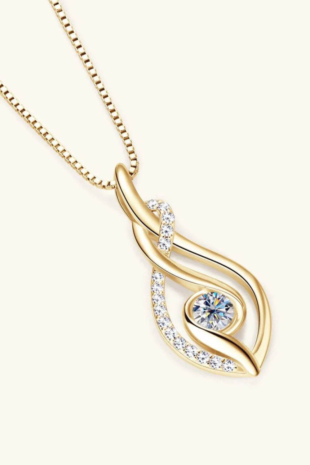 Moissanite 925 Sterling Silver Necklace - Bona Fide Fashion