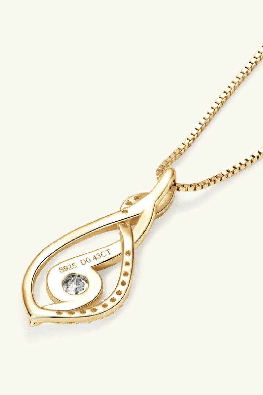 Moissanite 925 Sterling Silver Necklace - Bona Fide Fashion