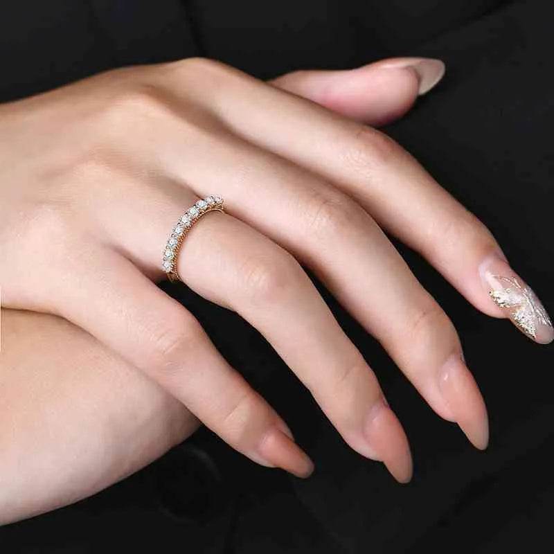 Moissanite 925 Sterling Silver Ring - Bona Fide Fashion