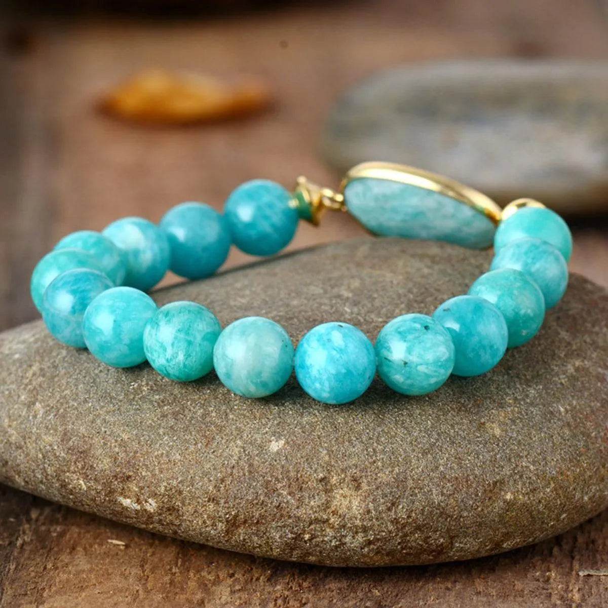 Natural Stone Beaded Bracelet - Bona Fide Fashion