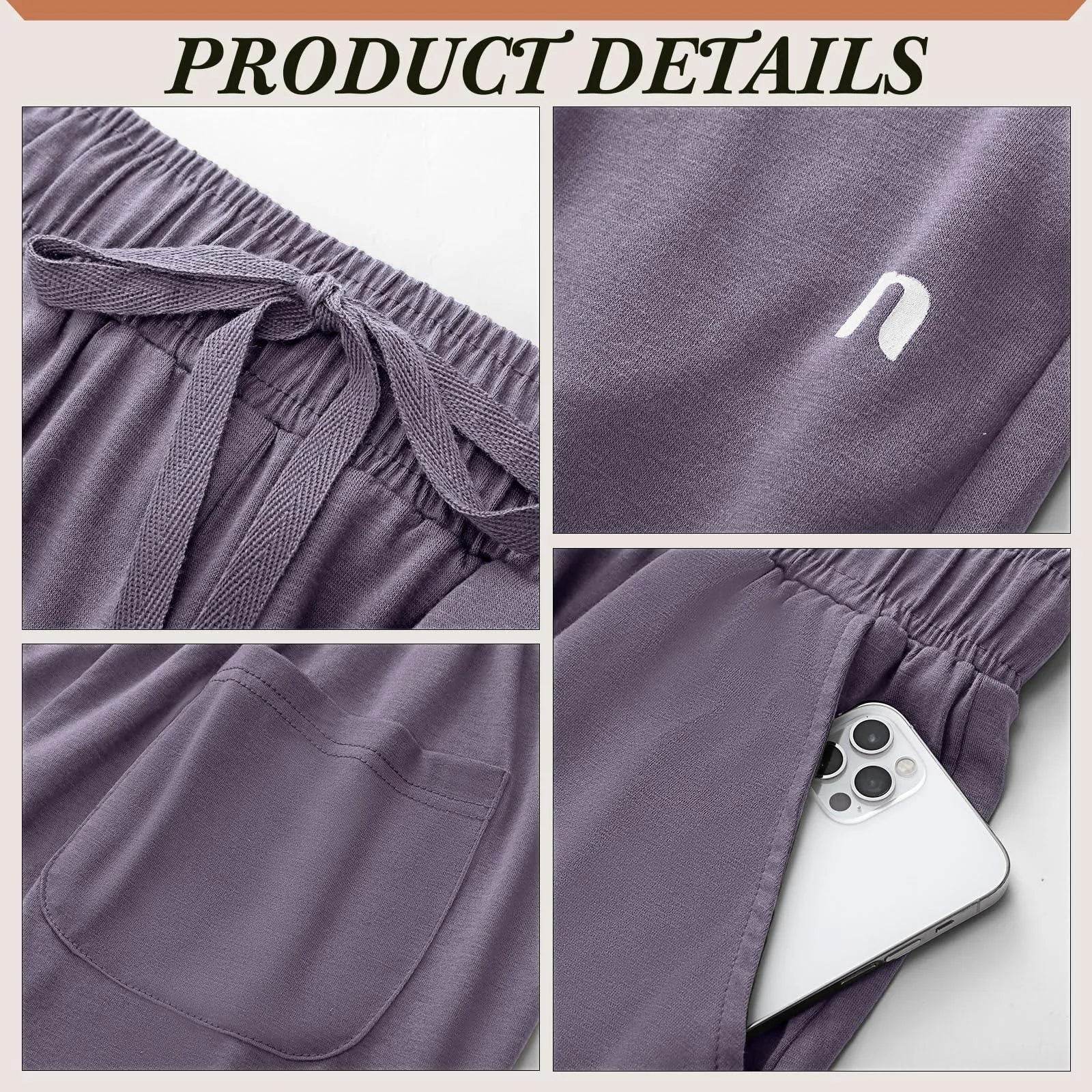Neer 3 Pack Women's Shorts Quick Dry Shorts Women Drawstring High Waisted Shorts Womens Bermuda Athletic Shorts with Pockets (Black,White,Dark Grey,Large) - Bona Fide Fashion