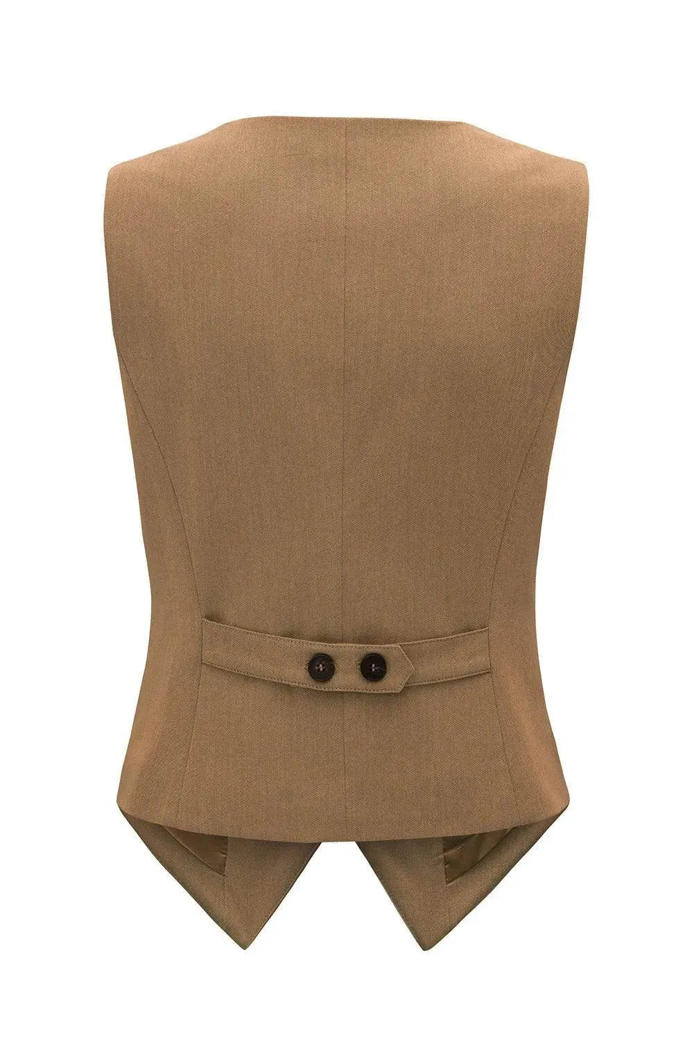 Pocketed Button Up Vest - Bona Fide Fashion