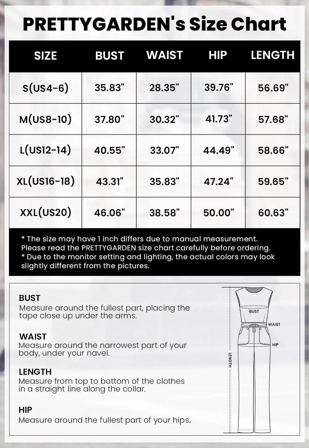 PRETTYGARDEN Womens Casual Jumpsuits Summer Fashion Clothes Sleeveless Palazzo Pants Romper Outfits (Beige,Small) - Bona Fide Fashion