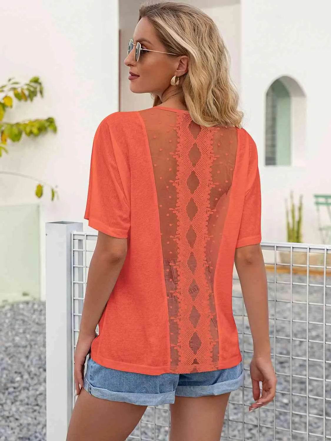 Round Neck Short Sleeve Top – Classic Everyday T-Shirt for Women - Bona Fide Fashion