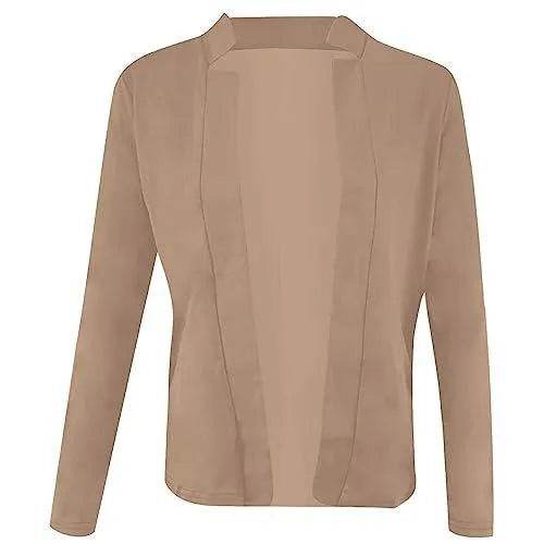 Same Day Delivery Items Prime Blazer Jackets for Women Fashion Dressy Open Front Cardigan Jacket Casual Long Sleeve Work Office Suit Jacket - Bona Fide Fashion