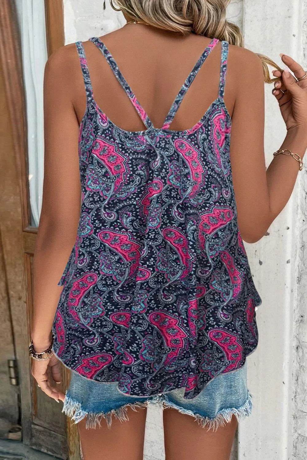 Scoop Neck Double Strap Cami – Lightweight Layering Tank Top for Women - Bona Fide Fashion