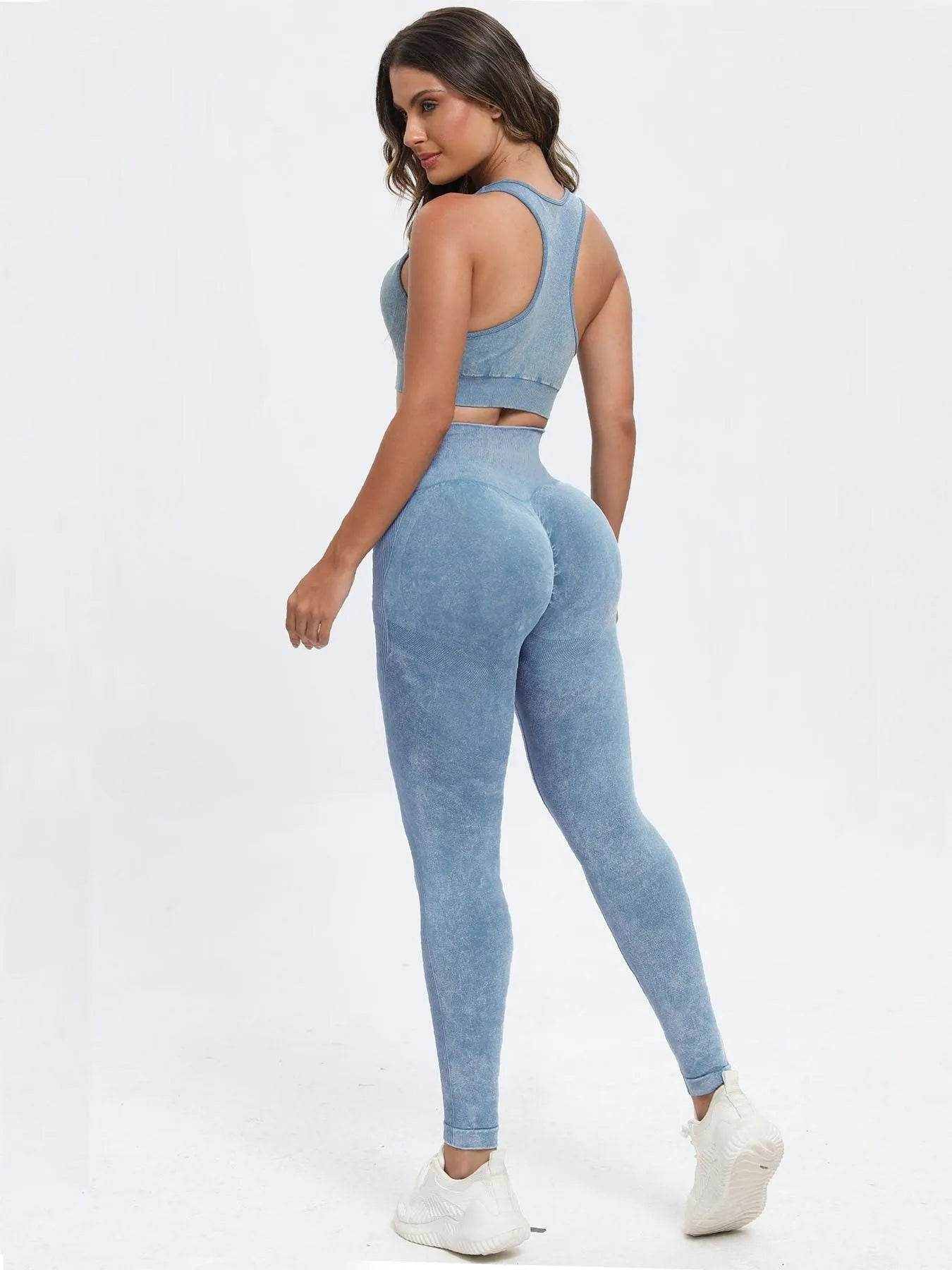Scoop Neck Wide Strap Top and Pants Active Set - Bona Fide Fashion
