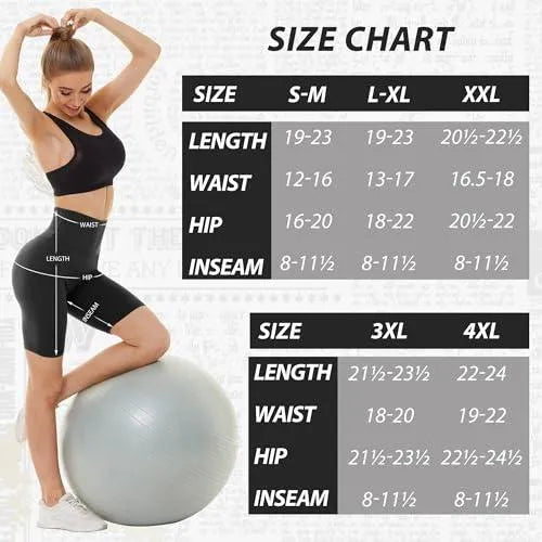 Sundwudu 4 Pack Biker Shorts for Women - 8"/5" High Waist Tummy Control Summer Workout Shorts for Running Yoga Athletic - Bona Fide Fashion