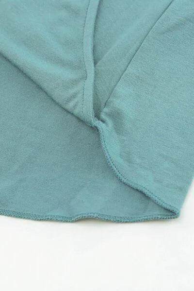 Surplice Half Sleeve T-Shirt - Bona Fide Fashion