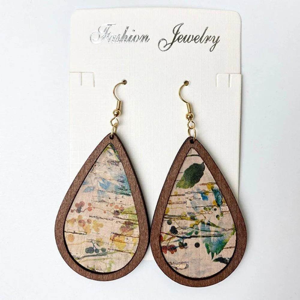 Teardrop Dangle Earrings - Bona Fide Fashion