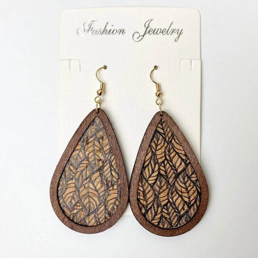 Teardrop Dangle Earrings - Bona Fide Fashion
