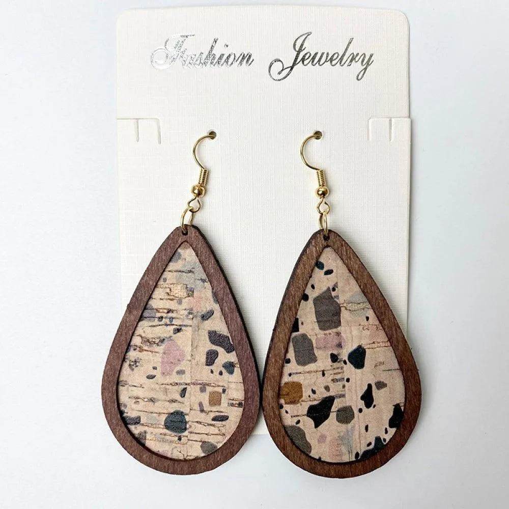 Teardrop Dangle Earrings - Bona Fide Fashion