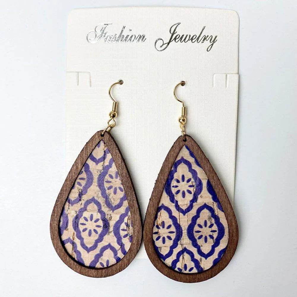 Teardrop Dangle Earrings - Bona Fide Fashion