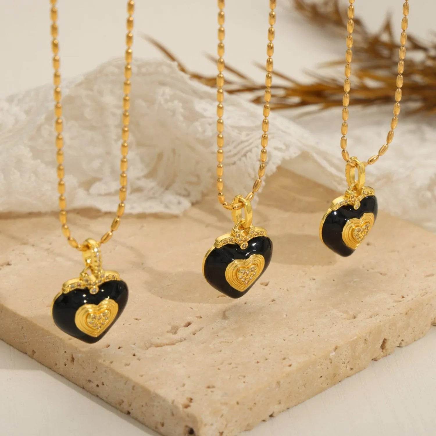 Titanium Steel Heart Shape Necklace - Bona Fide Fashion
