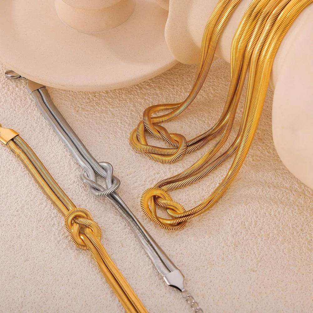 Titanium Steel Knot Bracelet - Bona Fide Fashion