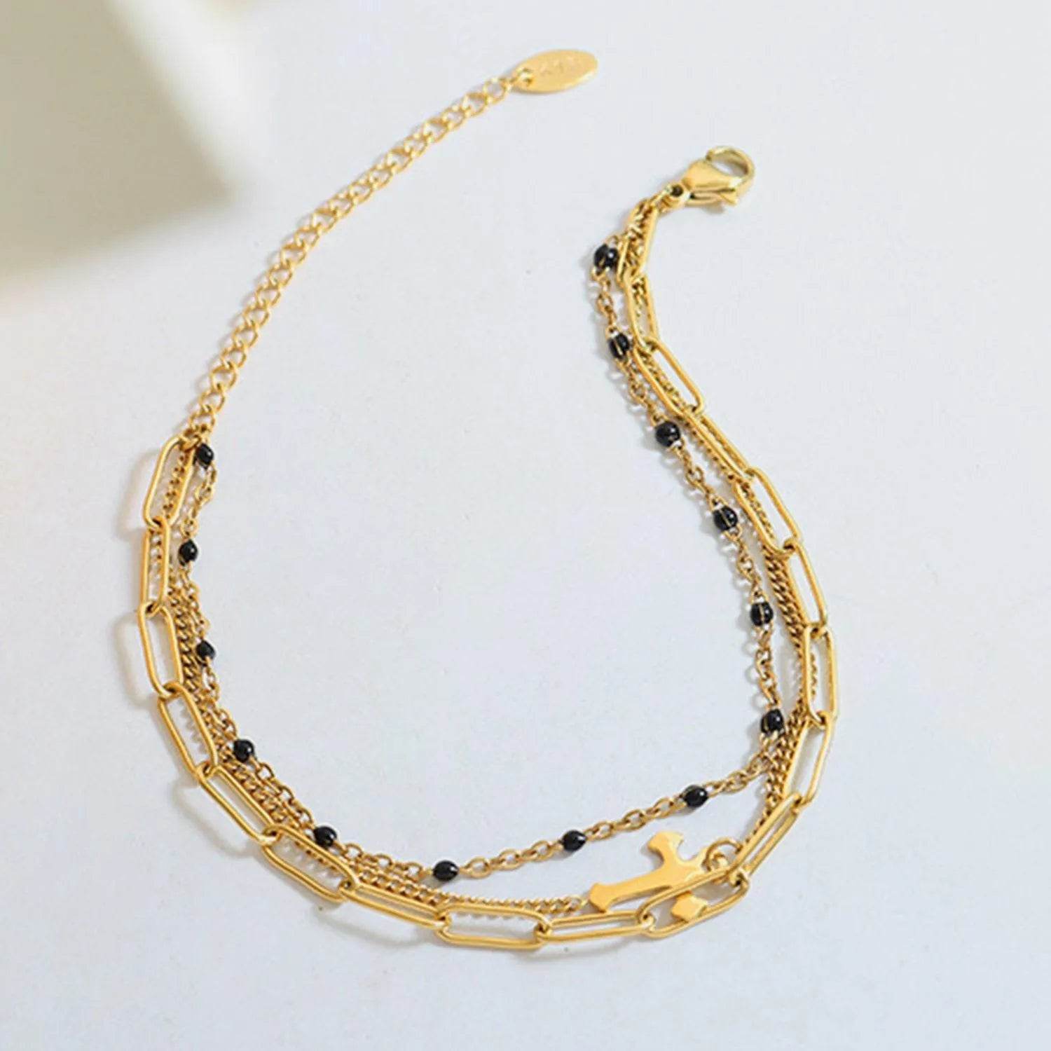 Titanium Steel Three-Layered Bracelet - Bona Fide Fashion