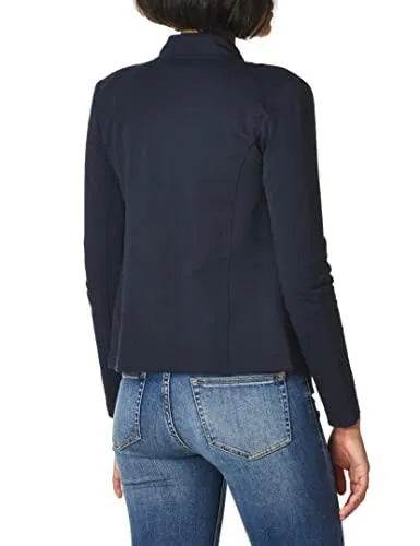 Tommy Hilfiger Women's Casual Band Jacket, Fall Fashion, Sky CAPT, Large - Bona Fide Fashion