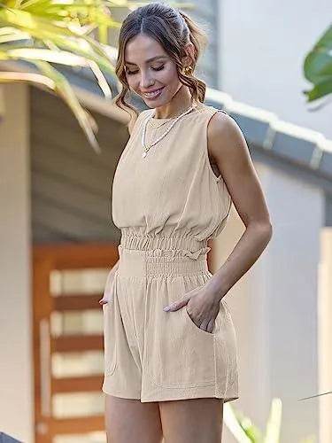 Trendy Queen Spring Outfits Women 2023 Fashion Matching Lounge Sets Summer 2 Piece Outfits Short Sets Two Piece High Waisted Shorts with Pockets - Bona Fide Fashion