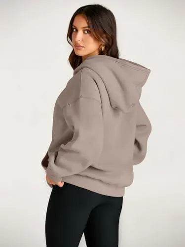 Trendy Queen Womens Fall Clothes 2023 Oversized Hoodies Cute Sweatshirts Fleece Jackets Long Sleeve Sweaters Loose Casual Pullover Winter Y2k Clothes Teen Girls - Bona Fide Fashion