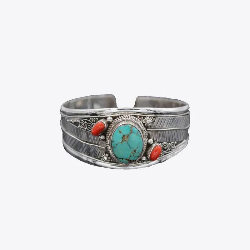 Turquoise Open Bracelet - Bona Fide Fashion