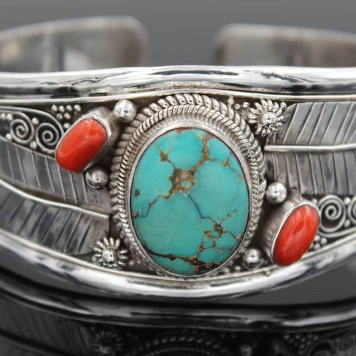 Turquoise Open Bracelet - Bona Fide Fashion