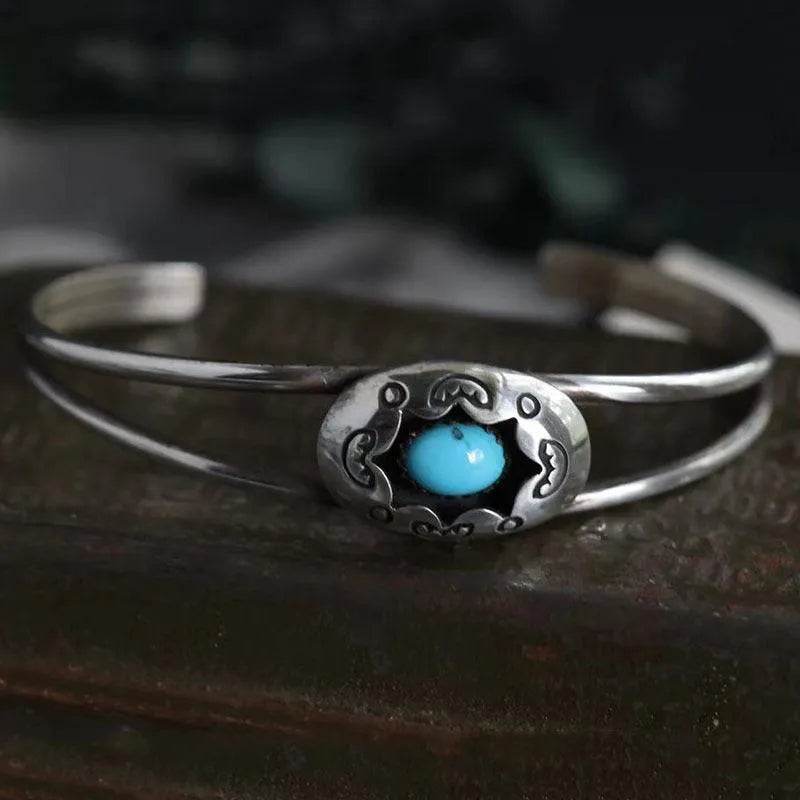 Turquoise Open Bracelet - Bona Fide Fashion