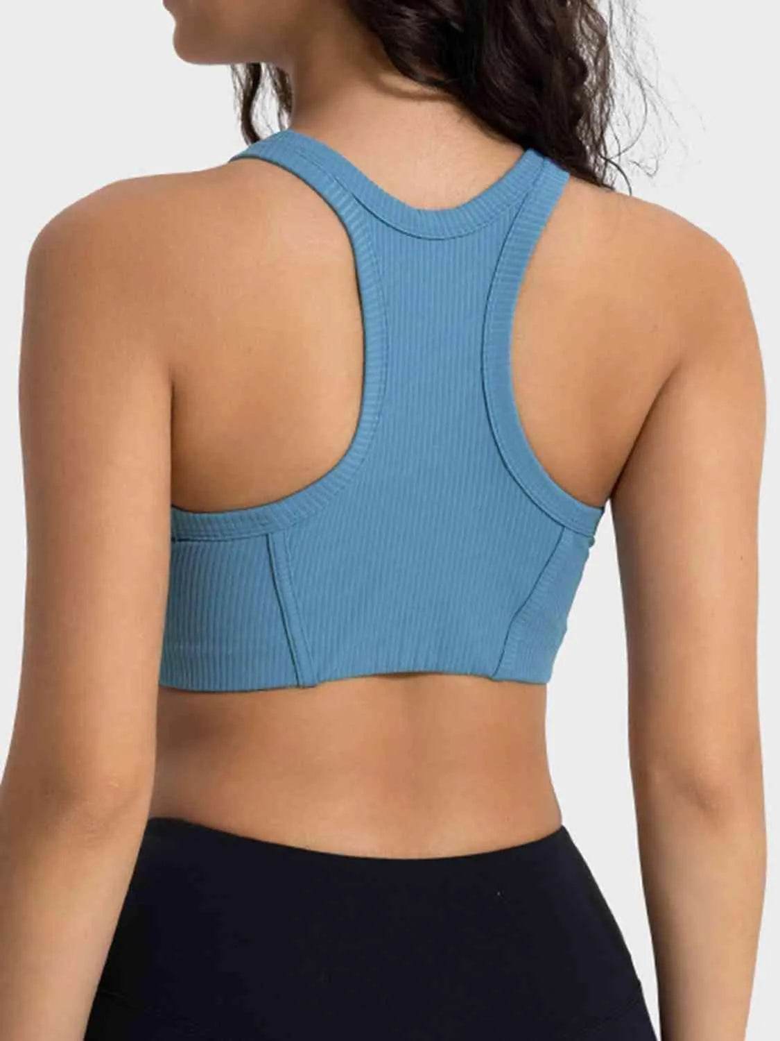 Wide Strap Cropped Active Tank - Bona Fide Fashion