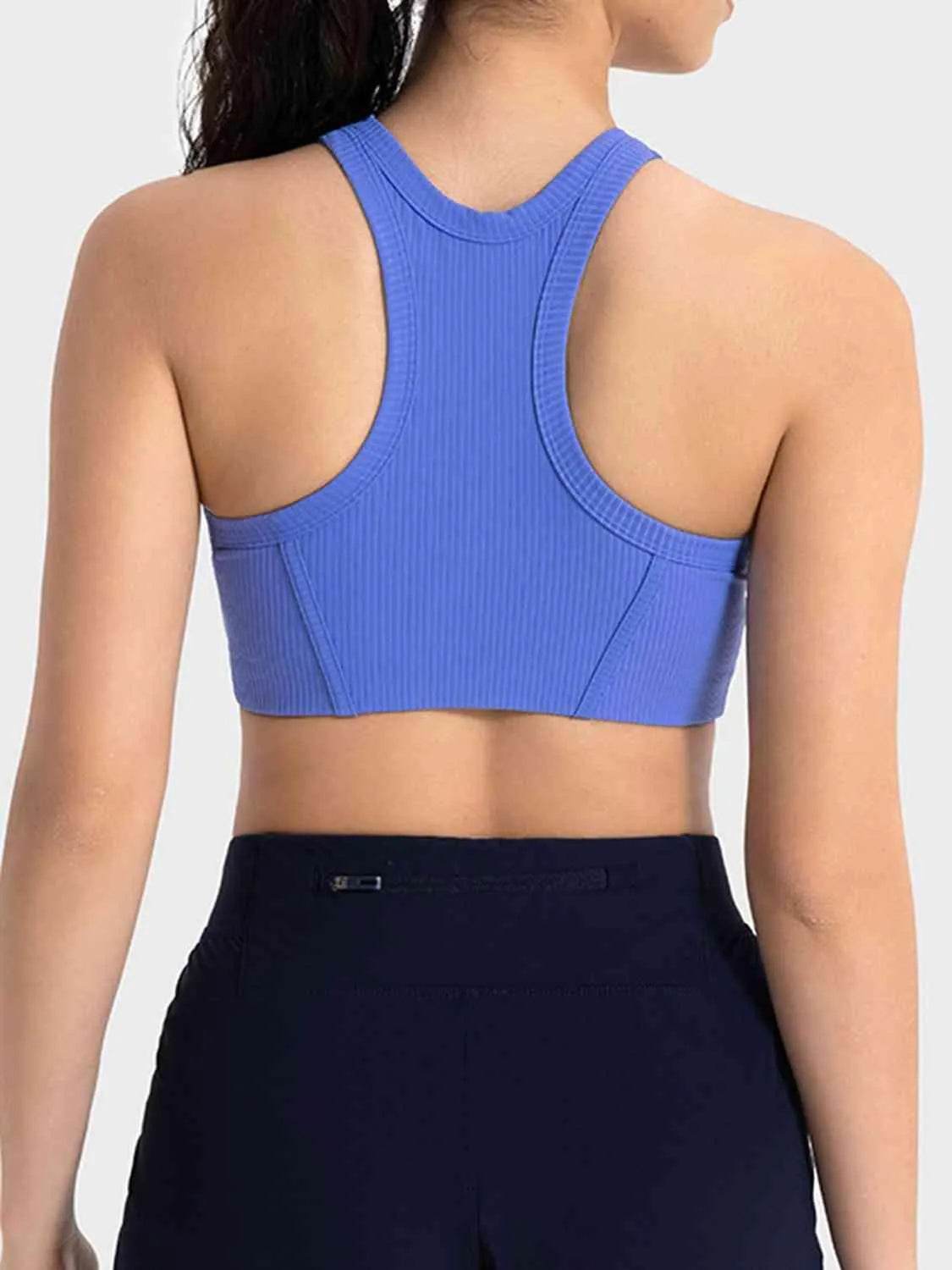 Wide Strap Cropped Active Tank - Bona Fide Fashion